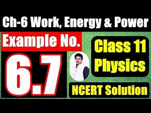 NCERT Example 6.7 class 11 Physics | Example 6.7 Physics Class 11 NCERT | A bob of mass m is suspend