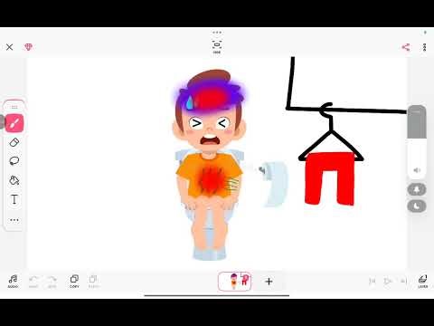 Funny animation #3 : little boy have an explosive diarrhea 😭😭😭💩💩💩