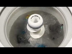 Full Wash: Kind of Vintage Maytag Atlantis washer, Load of Shirts