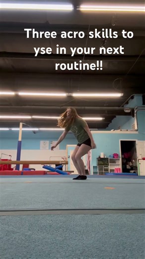 Acro skills for routines!! #gymnastics #gymnast #foryou #acro #dance #tumbling #shorts #reels