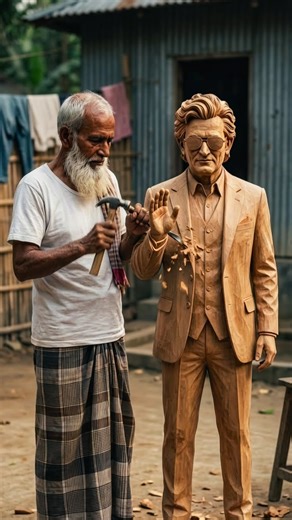 Dhurandhar Akshaye Khanna — Power Carved in Wood 😱🔥 #AkshayeKhanna #Dhurandhar #WoodCarving #WoodArt #Handcrafted #ForYou #FYP | DokanGor.com