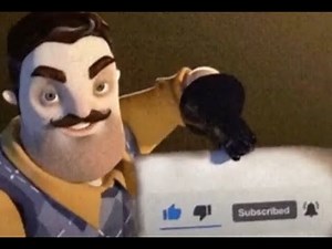 Hello Neighbor Subscribe Gif With Hood Irony Playing In The Background For 2 Minutes