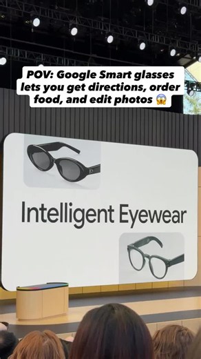 google smart glasses are literally next level!!! And their gentlemonster collab is to DIE for. Stylish AND functional? Sign. Me. Up. As a Korean American who just came back from Korea and actually bought a pair of Gentle Monsters, I couldn’t be more proud of this collab 😭 Google actually teamed up with samsung, gentlemonster, and warbyparker on two versions: 1. Audio glasses let you talk to Gemini and hear it back through built-in ear speakers. 3. Display glasses show translations and turn-by-t