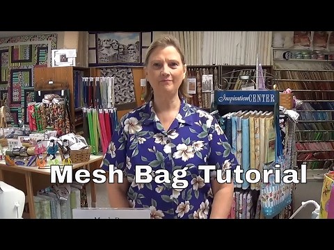 How to make a mesh bag.