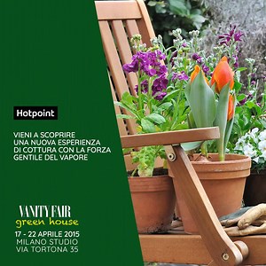 Il nuovo forno Hotpoint con Gentle Steam ha trovato casa nel cuore della Design Week: ti aspettiamo nell’oasi verde di Vanity Fair! Intanto, scoprilo qui: http://bit.ly/SteamOven_Hotpoint | Hotpoint