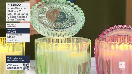 You are watching HomeWorx by Slatkin Co.-Candles & Home Fragrance on QVC2®. Shop the show, here: https://qvc.co/shopqvc2january2026 | QVC Live