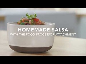 Quick and Easy Salsa with the KitchenAid Food Processor Attachment