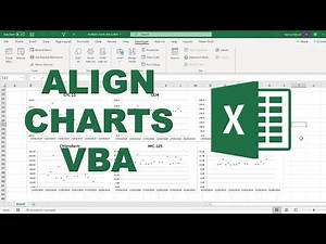 How to align charts in a grid in excel using vba