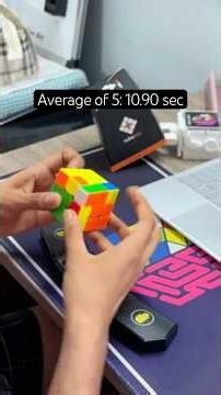 Road to Sub-10 Average 🚀 | 3x3 Speedcubing | Advanced CFOP #rubikscube #cubing #f2l