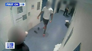 EXCLUSIVE: Disturbing pictures have emerged from inside Parkville's Youth Justice Centre which shows the brutal attack on a teenager and worker. #9News | WATCH LIVE 6pm | 9 News Melbourne