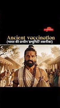 “Smallpox Vaccine Before Jenner 😱 | India’s Forgotten Variolation Science | Ancient Immunity” #short