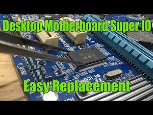 Desktop Motherboard IO Controller Easy Remove | How To Remove Motherboard Super IO