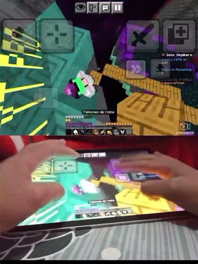 SKYWARS en cubecraft 😁 #gaming #minecraft #skywars