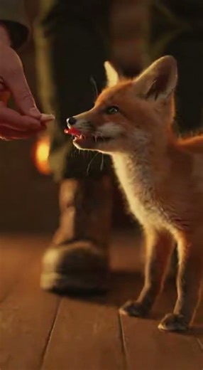 Tiny Injured Baby Fox Rescue Will Melt Your Heart 🦊❤️ #shorts