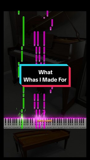 🟢 What Was I Made For - Billie Eilish (Easy Piano Tutorial) #piano #pianotutorial #easypiano #easypianotutorial #whatwasimadefor #billieeilish