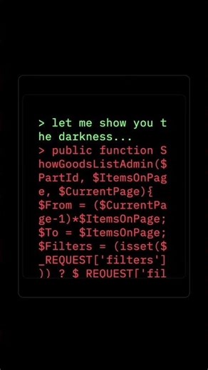 show you the darkness...old code + old sample #RainCame #darkelectronic #glitchmusic #codecore
