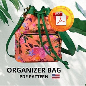 Organizer Bag Sewing PDF Pattern, Purse Organizer Pattern, Tote Organizer Pattern, Alicepattern, Pdf Tutorial - Etsy Canada