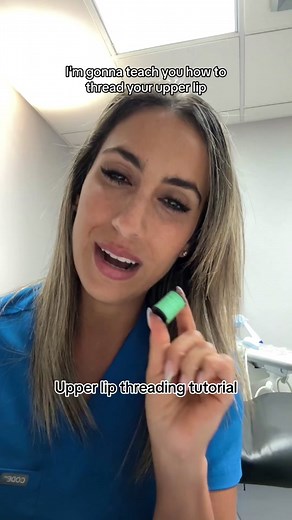 I’ve been threading my upper lip and brows since I was a teenager, it’s so convenient- especially since you don’t have to go anywhere to get it done! let me know if this worked for you! #t#threadingt#threadingtutorialb#beautytutorialb#beautyhacks