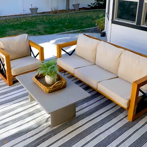 54K views · 290 reactions | Building an outdoor sofa set on a budget! | MetDaan DIY | Facebook