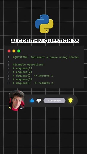 ALGORITHM QUESTION 35 #shorts #python #coding
