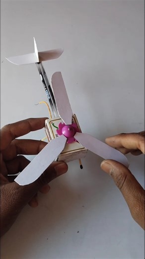 How to make mini helicopter 🚁 with motor#shortvideo #youtubeshorts 🚁