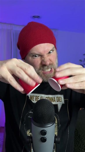 ASMR Speed Tapping Mini Red Solo Cups!