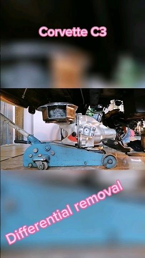 Corvette C3 differential removal.