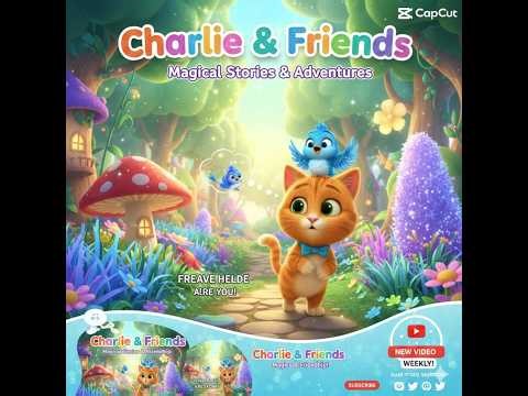 The Brave Orange Cat and the Blue Bird | Stories for Kids about Friendship