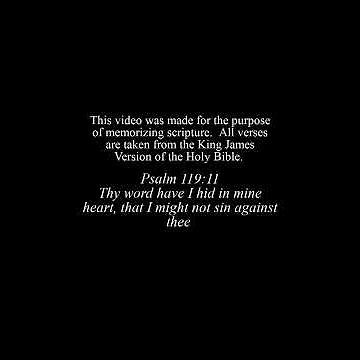 John 3:16 Song (KJV Bible Memorization)