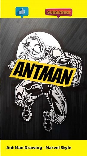 DRAWING the AMAZING Ant Man Short