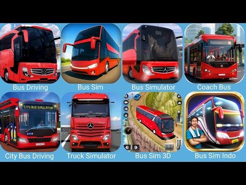 Bus Driving Simulator,Bus Simulator Ultimate,Truck Simulator,Bus Sim 3D,Bus Simulator Indonesia