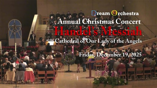 Experience the power of Handel's masterpiece in person. Prepare to be moved by the soaring voices and enchanting melodies that will fill the sacred space. Join the Los Angeles Dream Orchestra, the Opera Chorus of Los Angeles, and the Cathedral Choir under the direction of Maestro Daniel Suk for an unforgettable evening of holiday music. Friday, December 19, 2025 7:30 - 9:30pm (Doors open at 6:30pm) Program Highlights Handel’s Messiah (Christmas portion) Vivaldi’s Winter Beloved holiday classics 