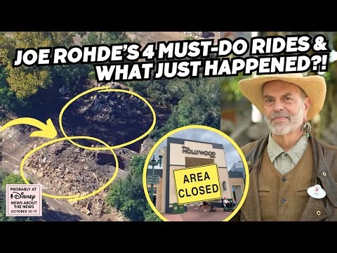 Joe Rohde's Top 4 Rides | MAJOR Disney World Changes | Villains Land & Cars Land Layout Revealed?