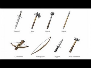 Every Medieval Weapon Explained in ONLY 3 minutes!