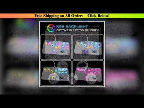 Stickless Arcade Stick 12Keys All-Button Mini Fighting Game Arcade Stick Leverless Controller