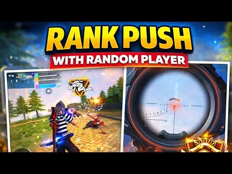 Rank Push with random player in free fire 😱।। #freefire