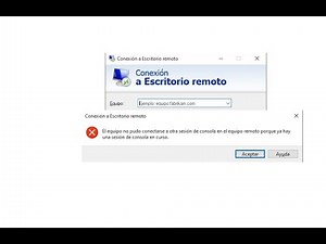 Solución a Problema de Conexión a Escritorio Remoto en Windows 10