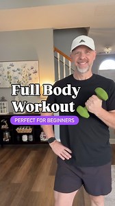 Grab some dumbbells and complete the Full Body Workout today! This is a great place to start for beginners. #fitnessmotivation #fitness #workout #dumbbellworkout | Kris Dobbs