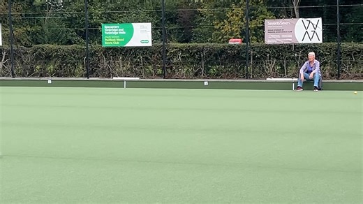 2nd bowl on new carpet…….Keith Merrin 🤩 | Paddock Wood Bowls Club