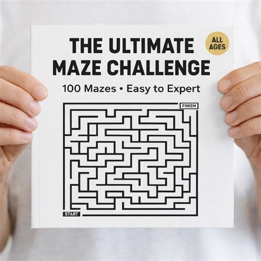 Pdf Maze Bundle, Easy to Expert Levels, Printable Brain Teaser Mazes - Etsy