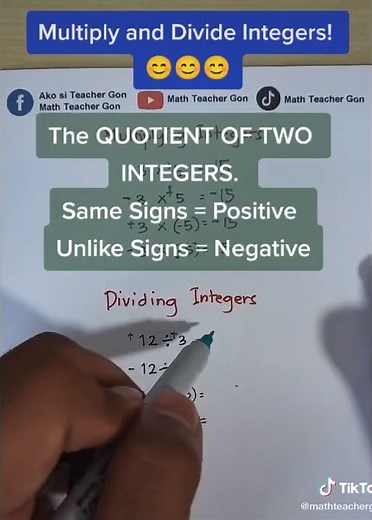 Multiplying and Dividing Integers: Math Tricks and Tips