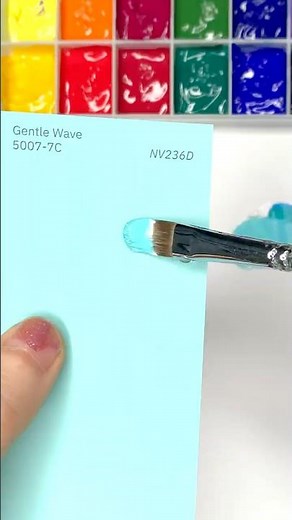 How to make teal color #shorts #art #colormixing #blue #green #white #yellow