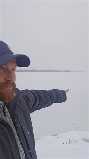 Castle rock lake on buckhorn Bridge #wisco3 #icefishing #icefishinglife #fishing #walleyefishing #hardwater | Wisco3 Ice Fishing Co