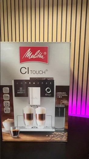 Unboxing the #Melitta CI Touch 'Bean to Cup' Coffee Machine