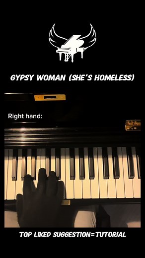 Learn How to Play Gypsy Woman on Piano | Tutorial for Beginners