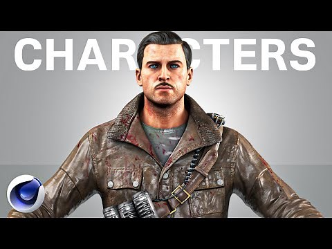 How to do Call of Duty Renders: Setting up the Characters (CINEMA 4D TUTORIAL 2023)