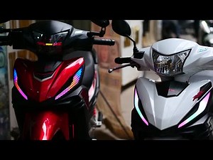 Instructions for Installing Zhipat and Audi Lights for Wave RSX Fi