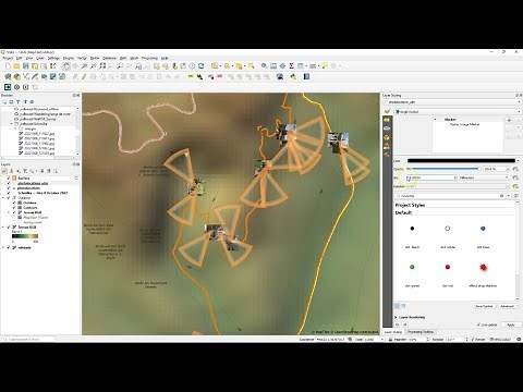 Mapping Field Pictures collected with Mergin Maps in QGIS using Wedge Buffers