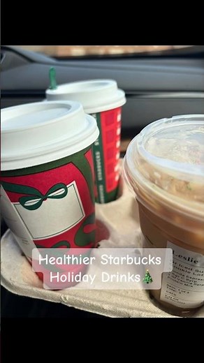 Starbucks Holiday Drinks Under 250 Cals! 🤯 (Low Sugar & High Protein)