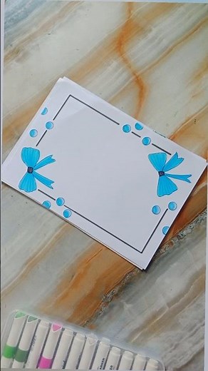 30 beautiful borderdesigns for project #schoolprojectideas #easyborder #frontpagedesign#shortsfeed
